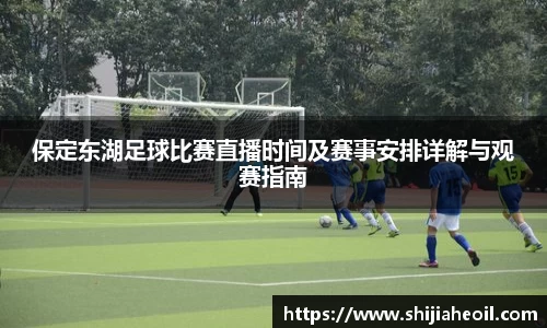 保定东湖足球比赛直播时间及赛事安排详解与观赛指南