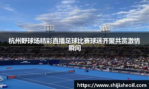 杭州野球场精彩直播足球比赛球迷齐聚共赏激情瞬间